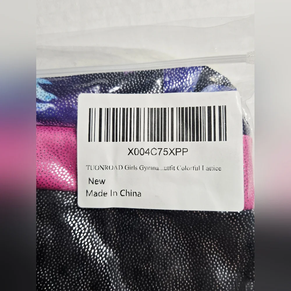 Girls Gymnastics Leotards Unitard‎ Biketard Clothes Cute Tumbling 9/10